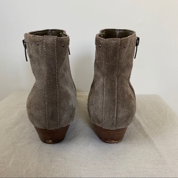 Marc Fisher Wanda Suede Studded Ankle Booties 8.5 - Picture 6 of 10